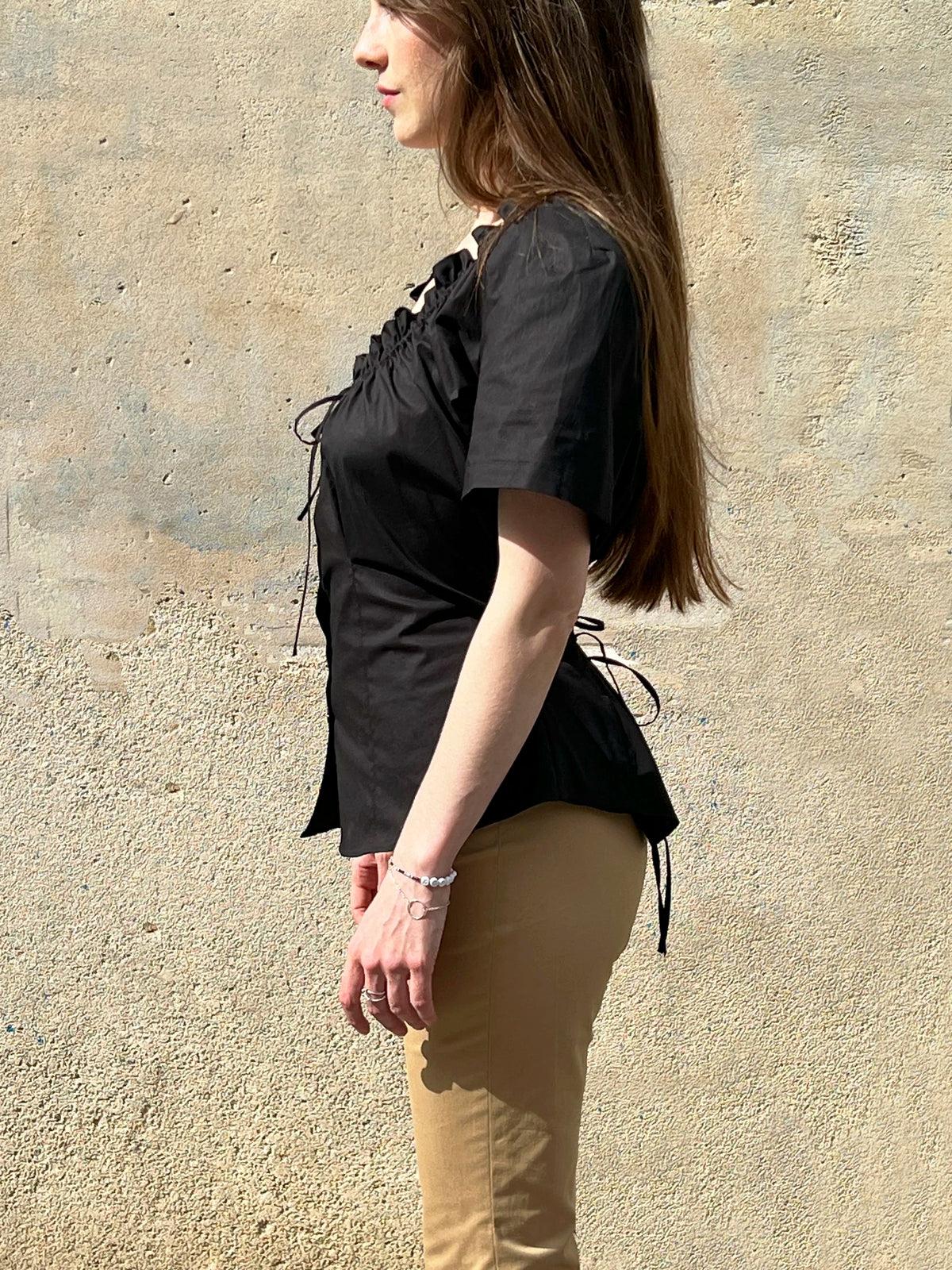 La Blouse Flora noire, vue 2