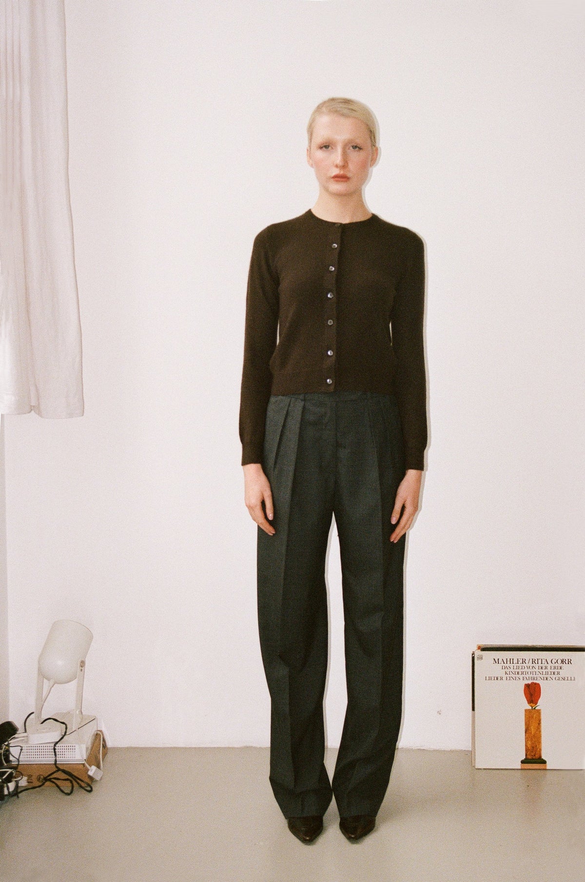 Le Cardigan BB brun cacao, vue 3