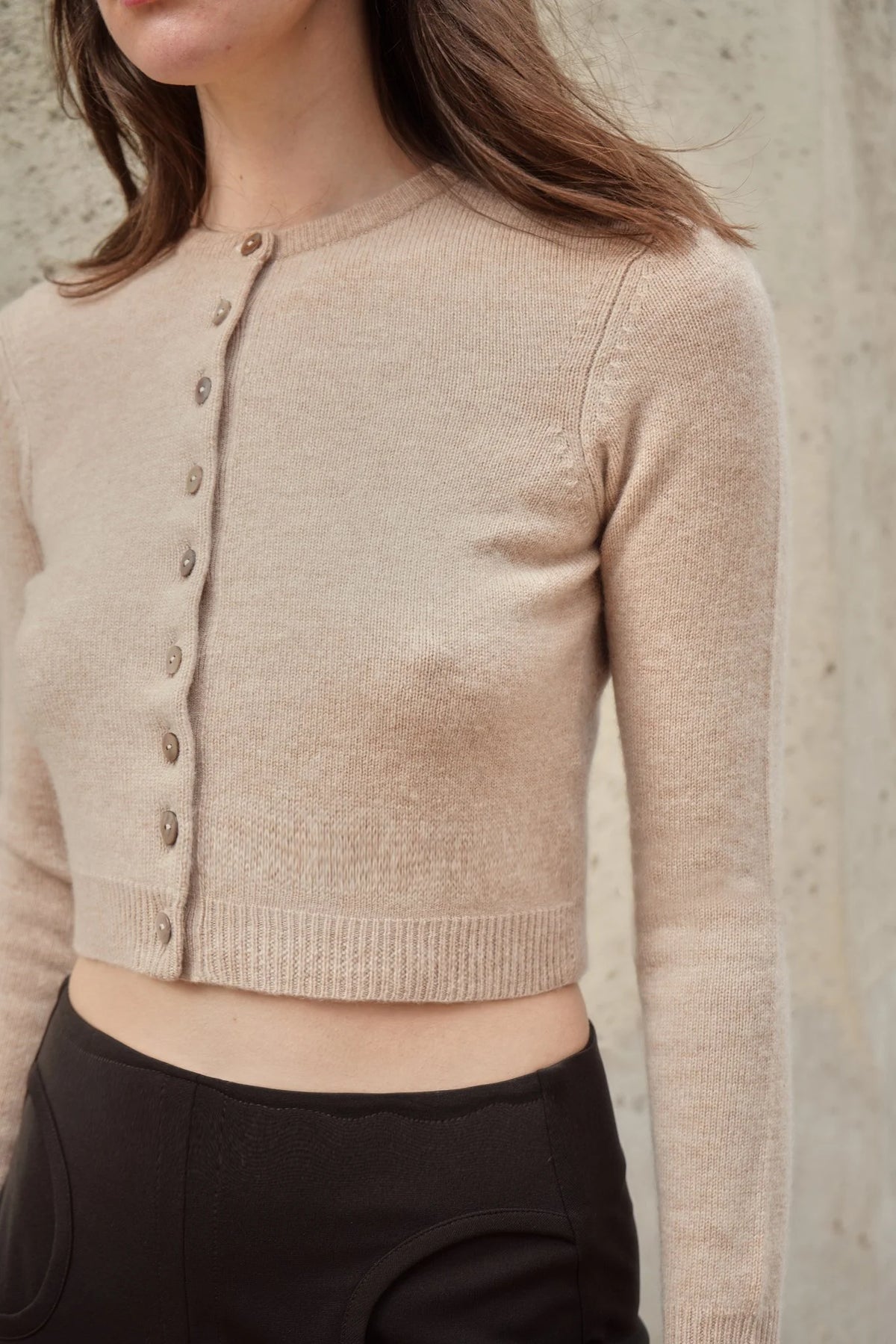 Le Cardigan Buci beige, vue 3