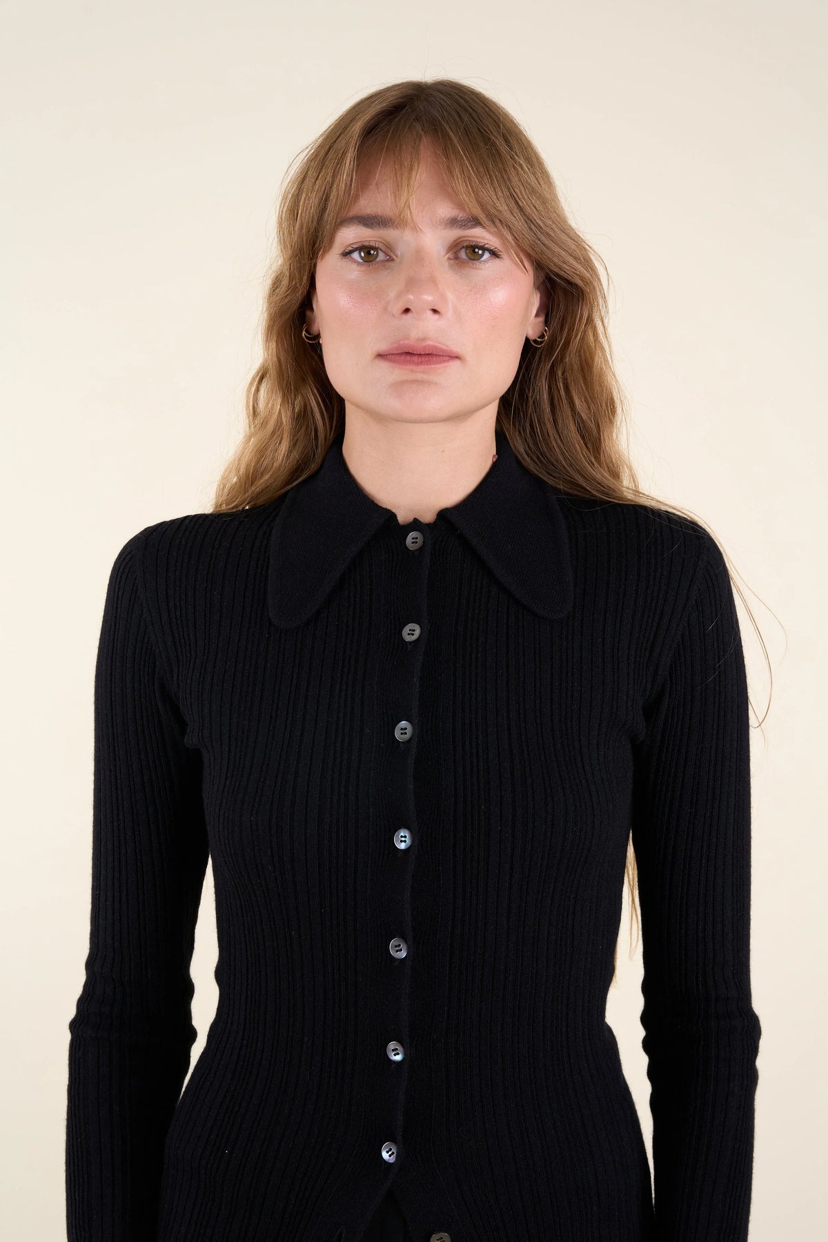 Le Cardigan Melody noir, vue 1