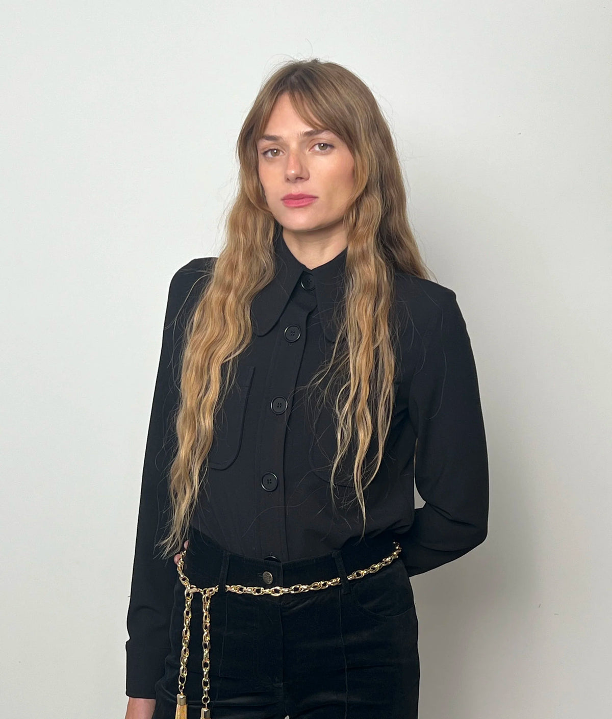 La Chemise Chloé noire, vue 1