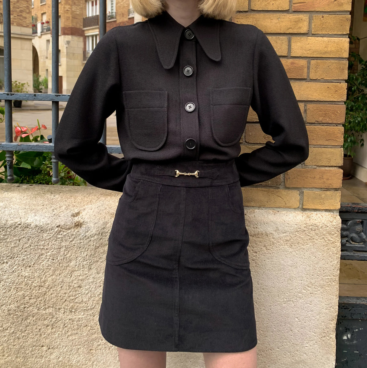La Chemise Chloé noire, vue 4