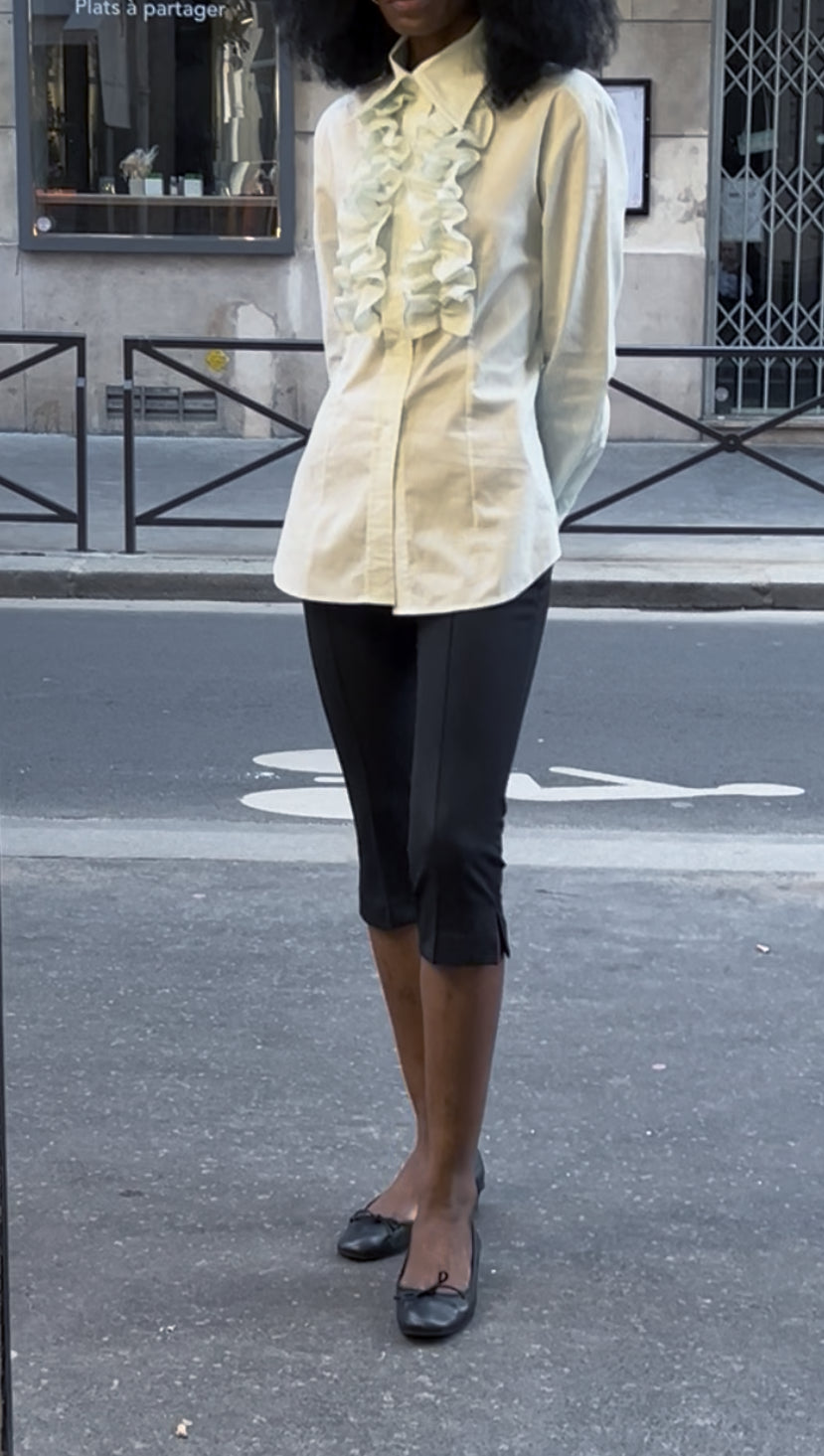 La Chemise à Jabot aqua, vue 4