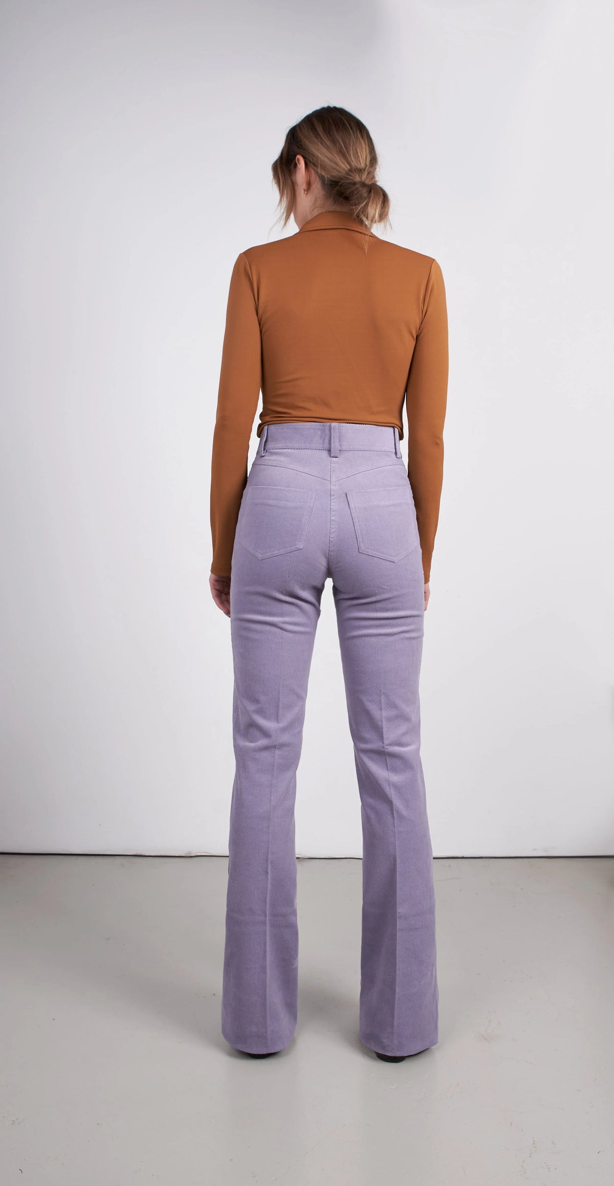 Le Pantalon Joplin Velours lilas, vue 4
