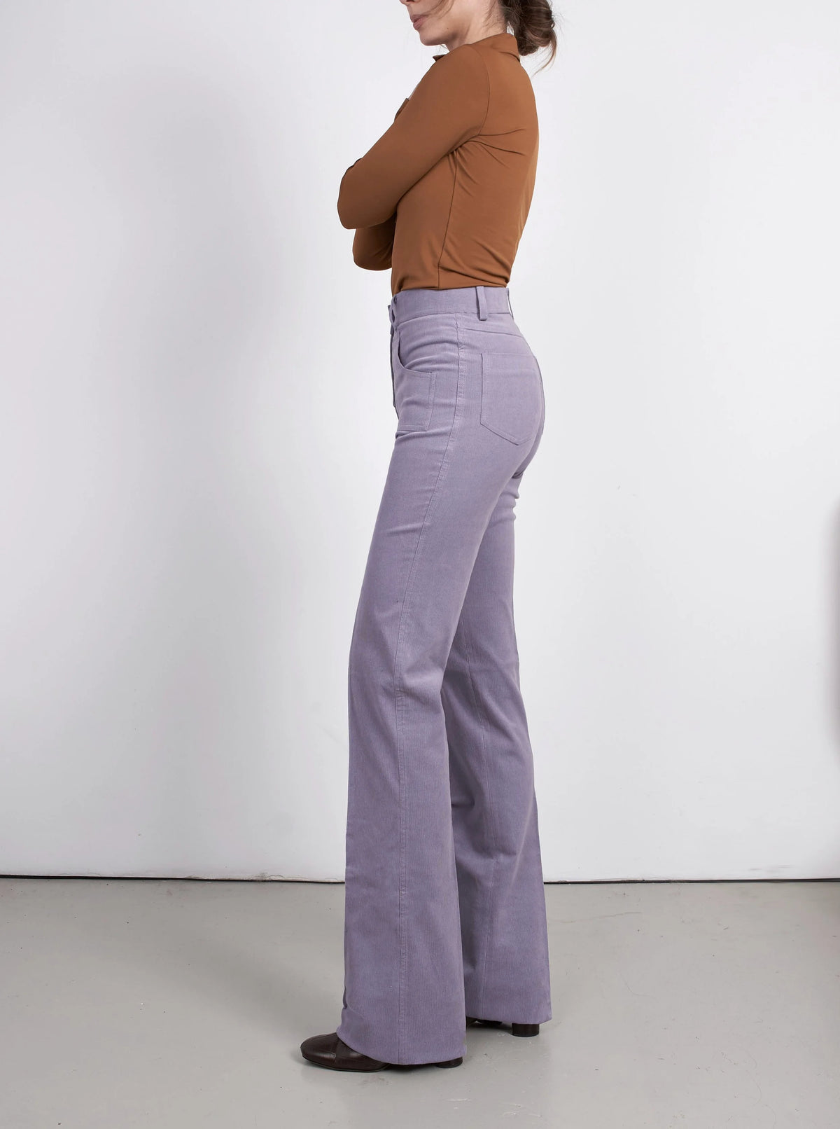 Le Pantalon Joplin Velours lilas, vue 5