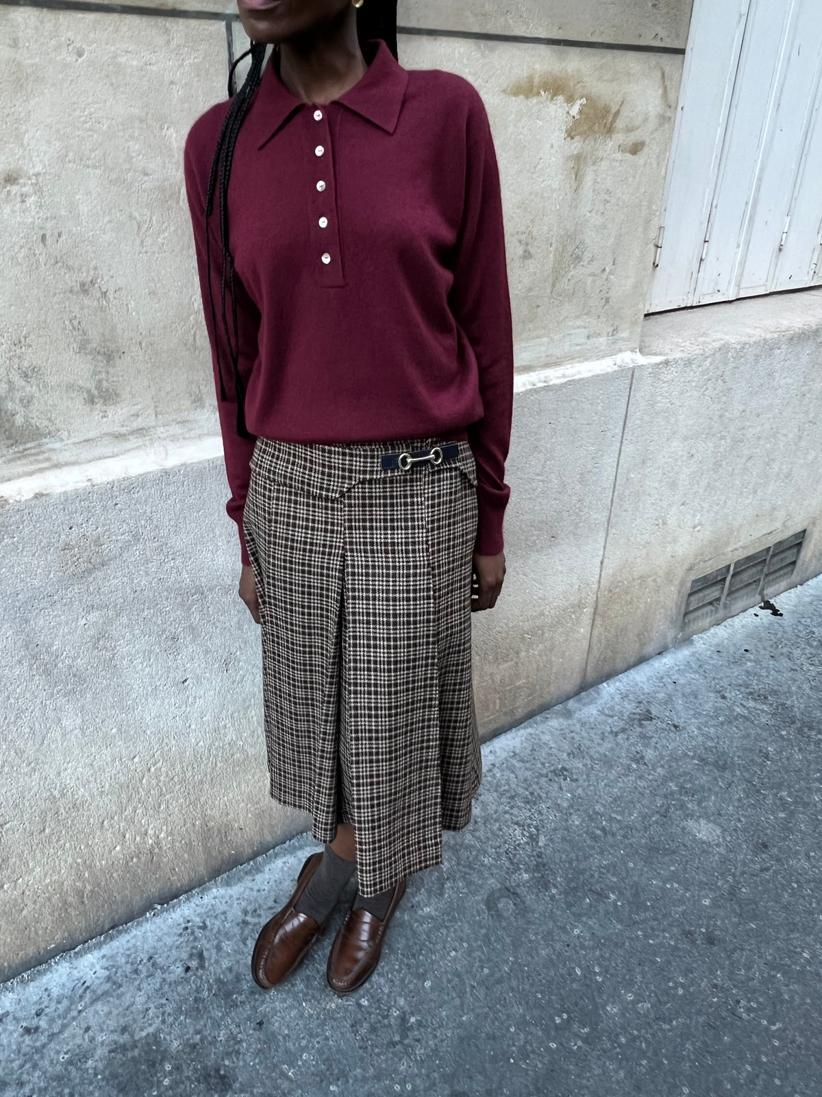 Le Polo Marcel mulberry