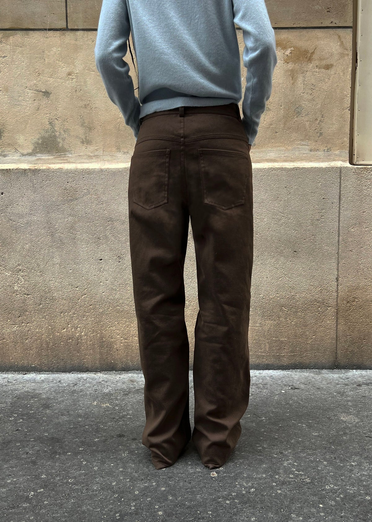 Le Jean Vito brun cacao, vue 5