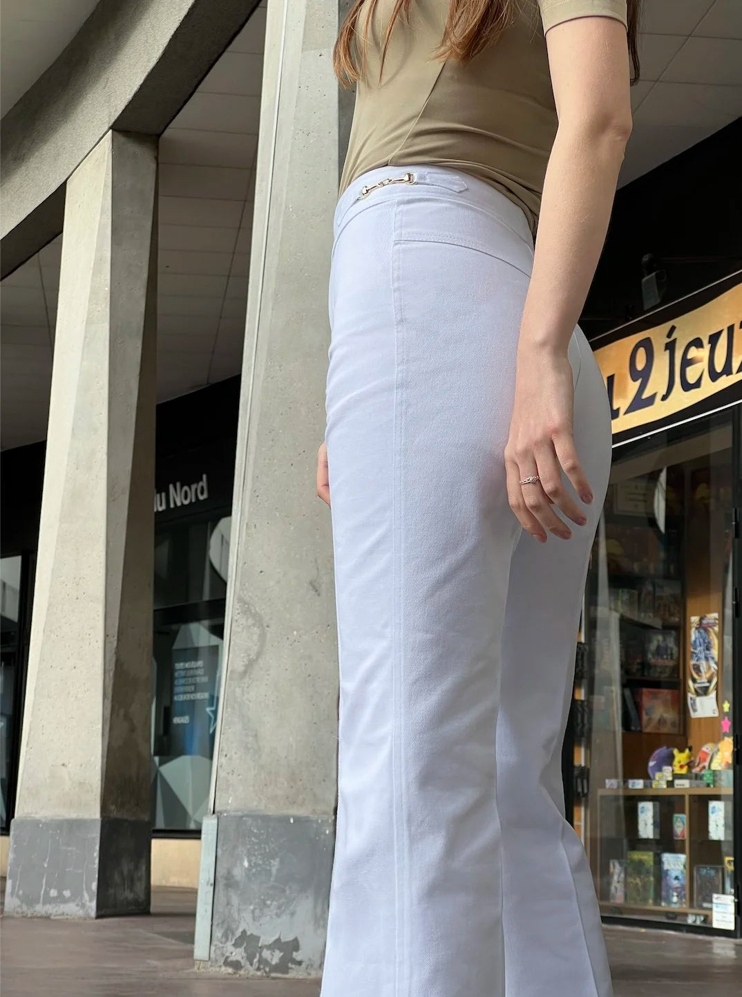 Le Jean Joy denim blanc, vue 5