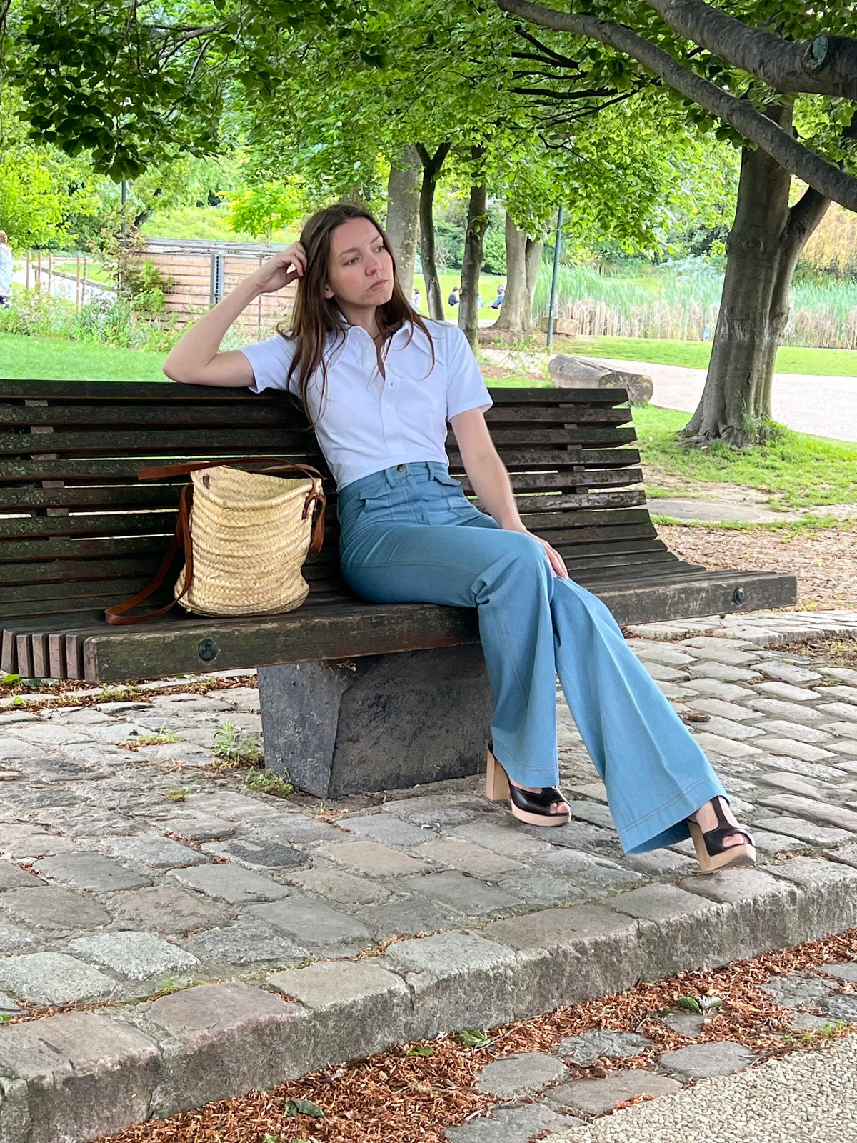 Le Jean Judy denim clair, vue 3