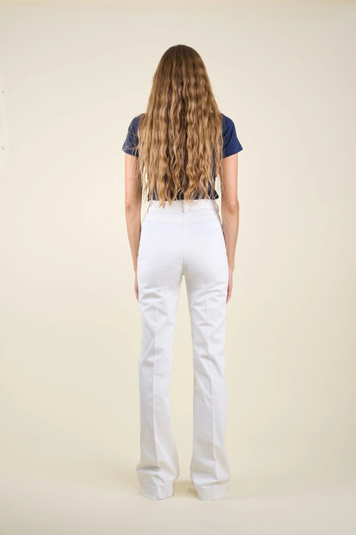 Le Jean Judy denim blanc, vue 2
