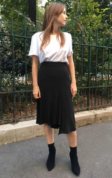 La Jupe Eline noire, vue 1