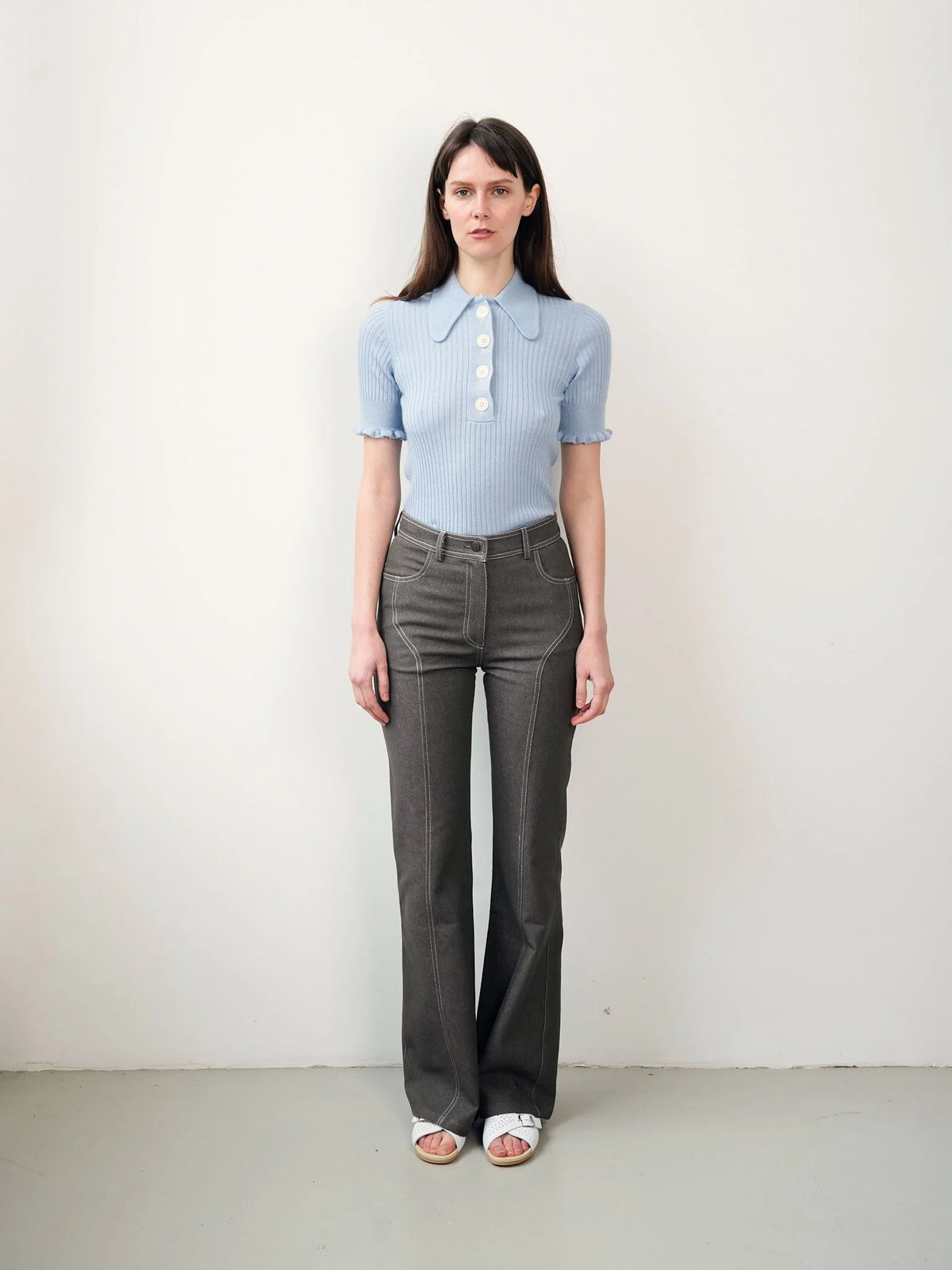 Le Jean Joey deep taupe, vue 1