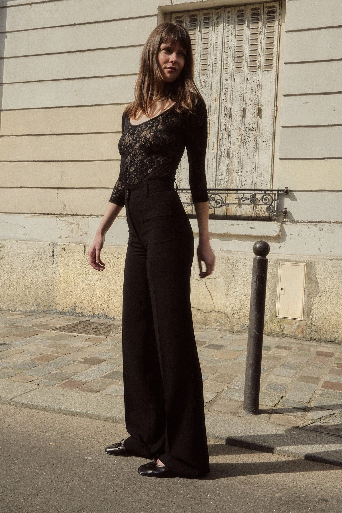 The Jeanne Pants in Black, view 5