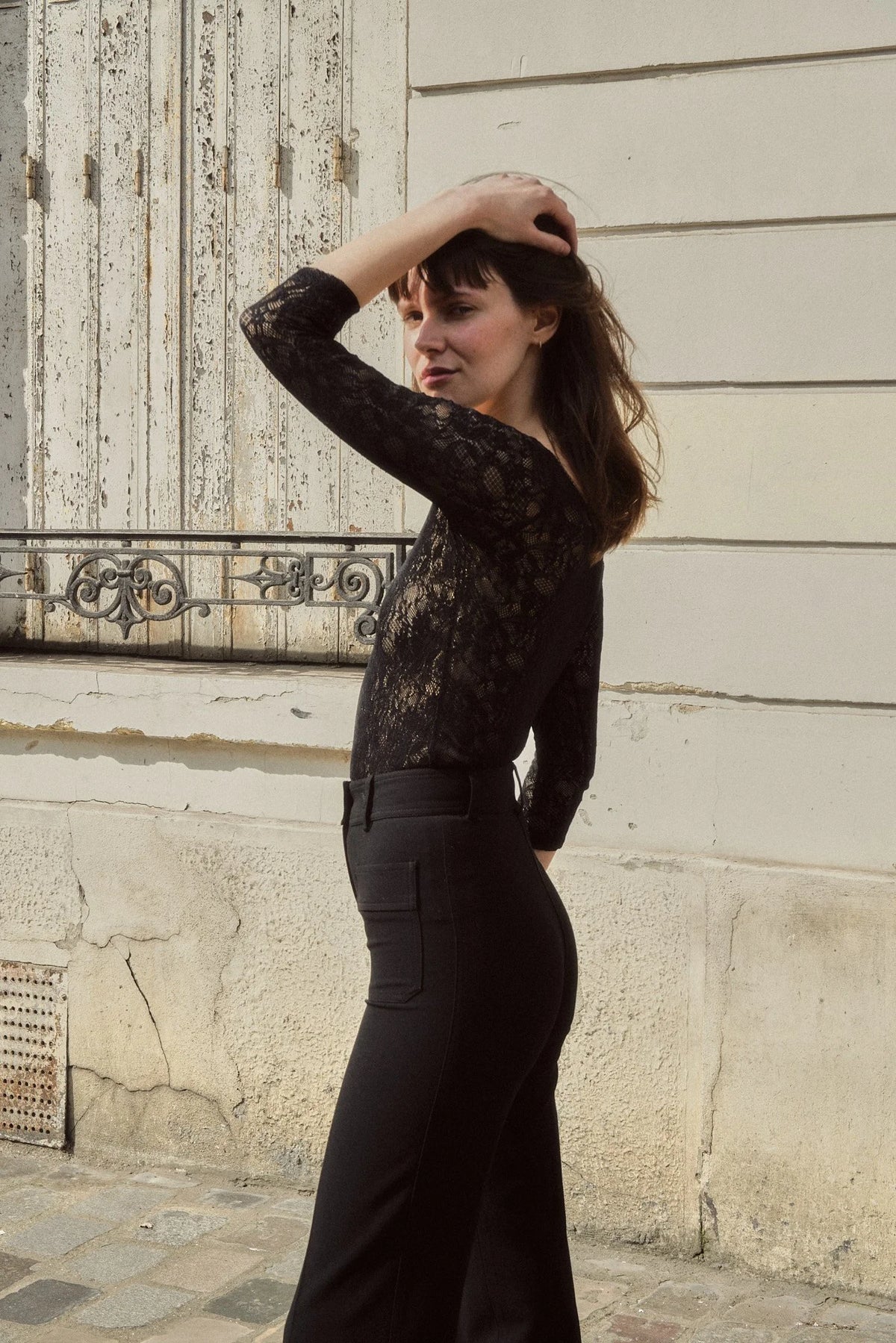 The Jeanne Pants in Black, view 9