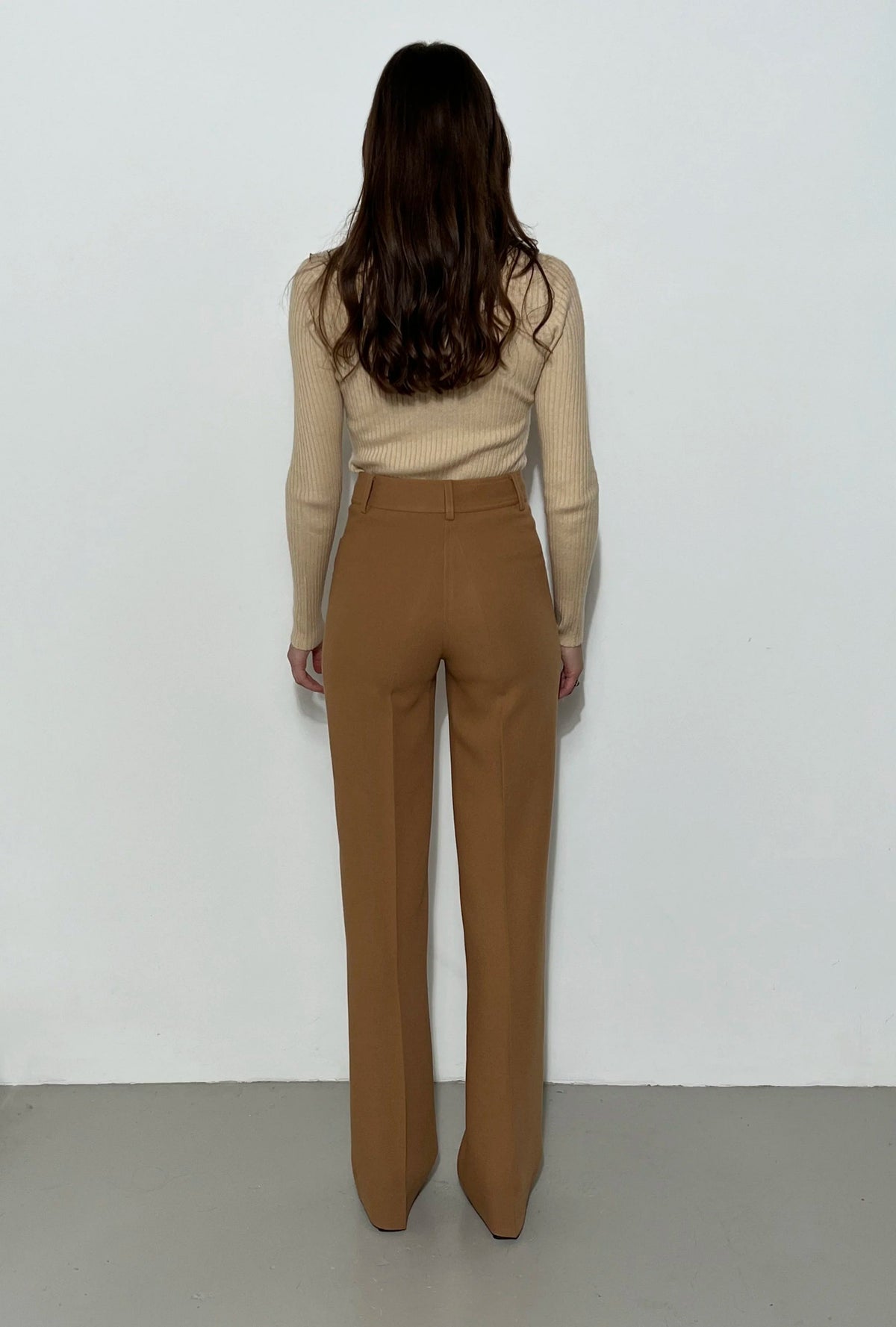 The Jeanne Pants in Camel, view 3