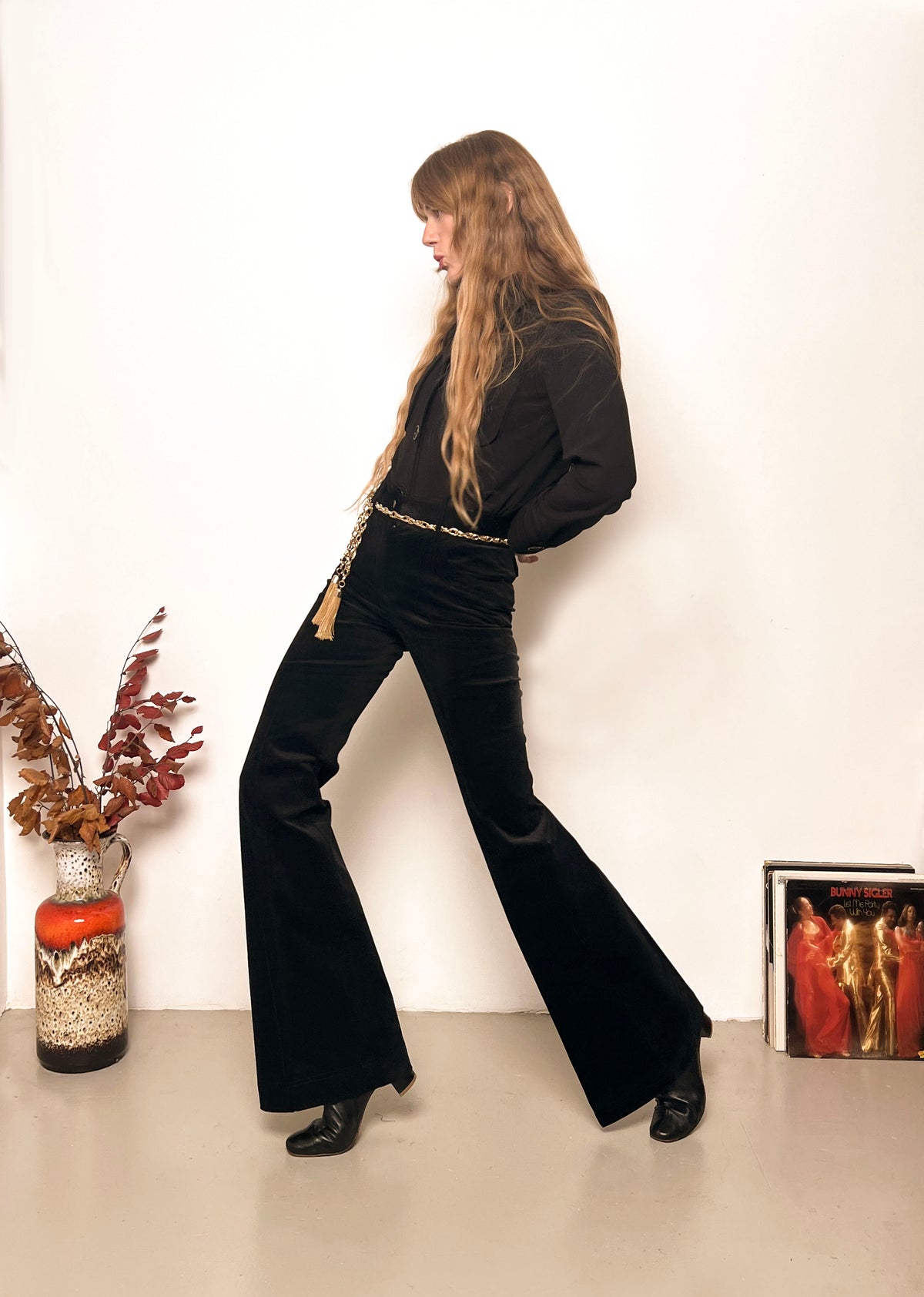 Le pantalon Jackson velours noir; vue 5