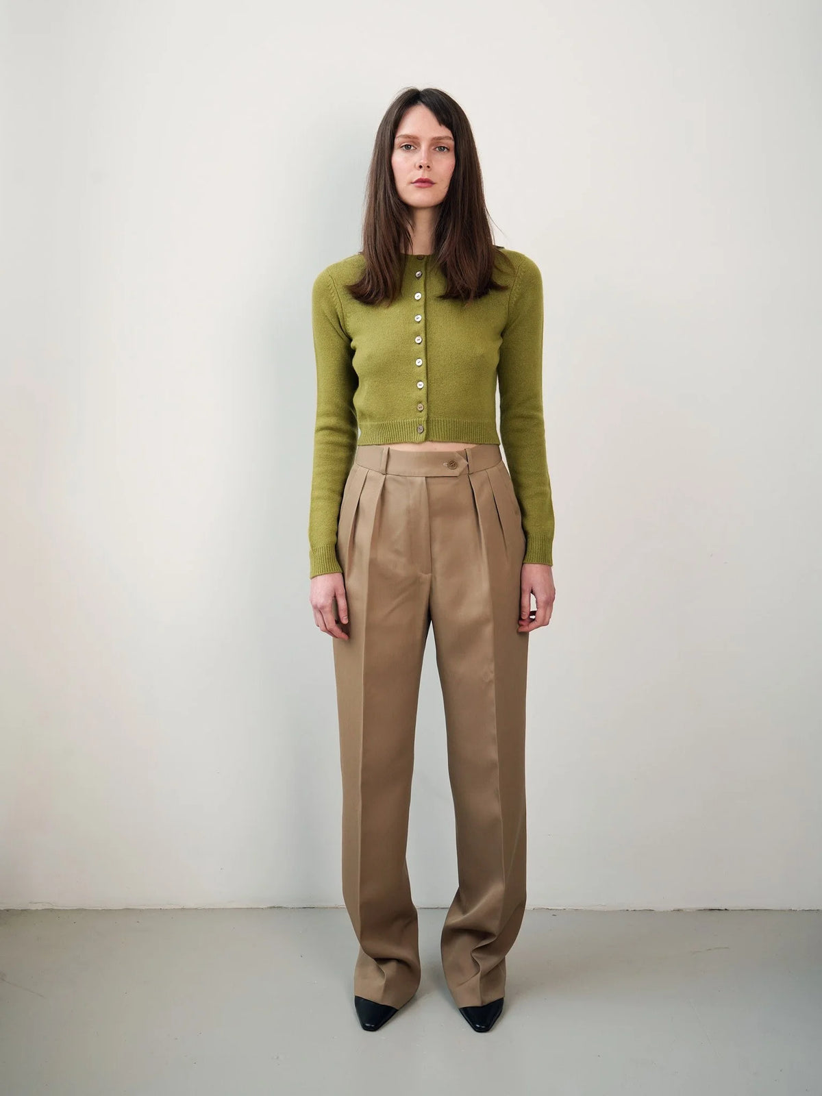 Le Pantalon Yves camel, vue 1