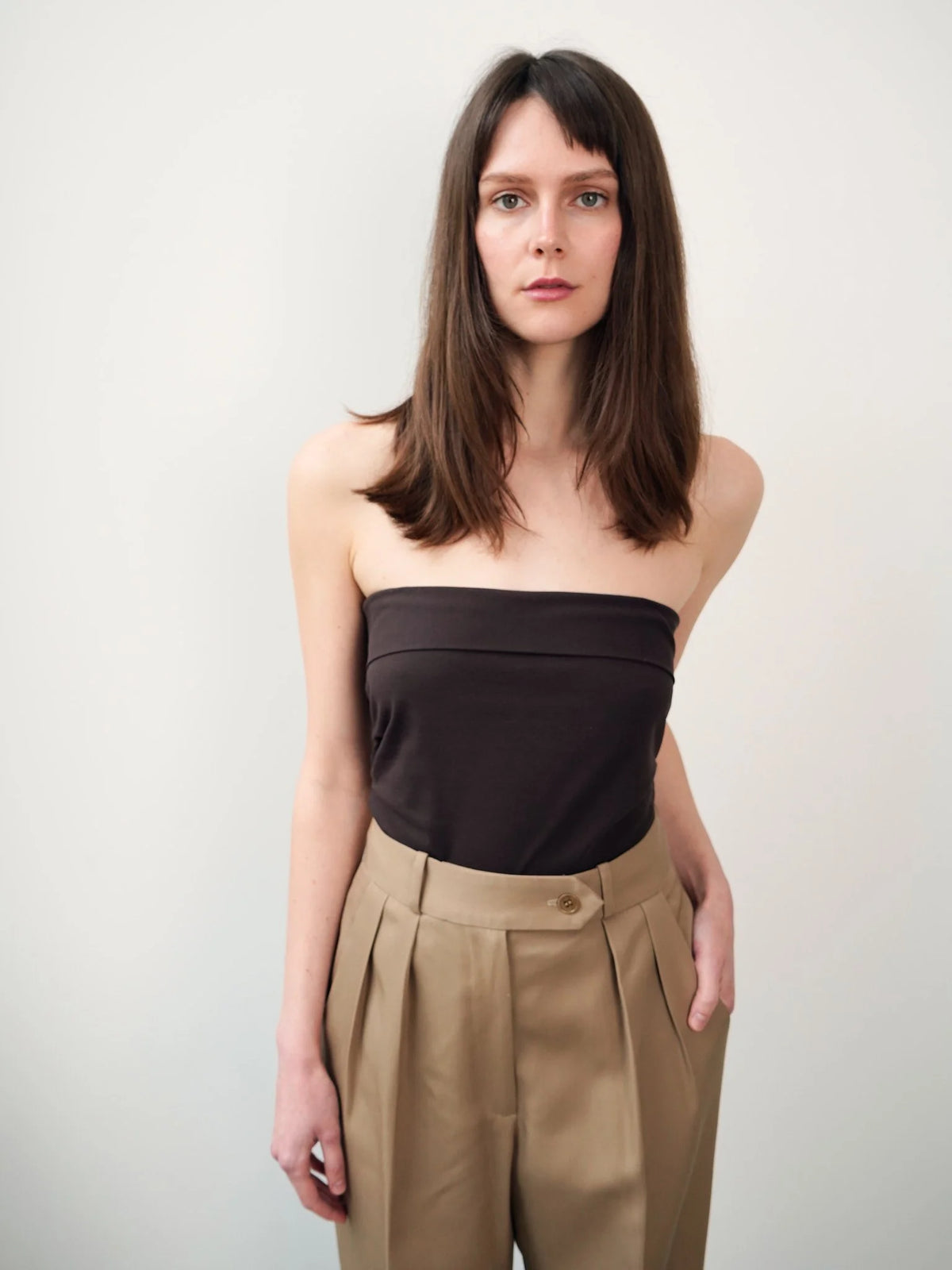The Yves Pants in Camel, view 6