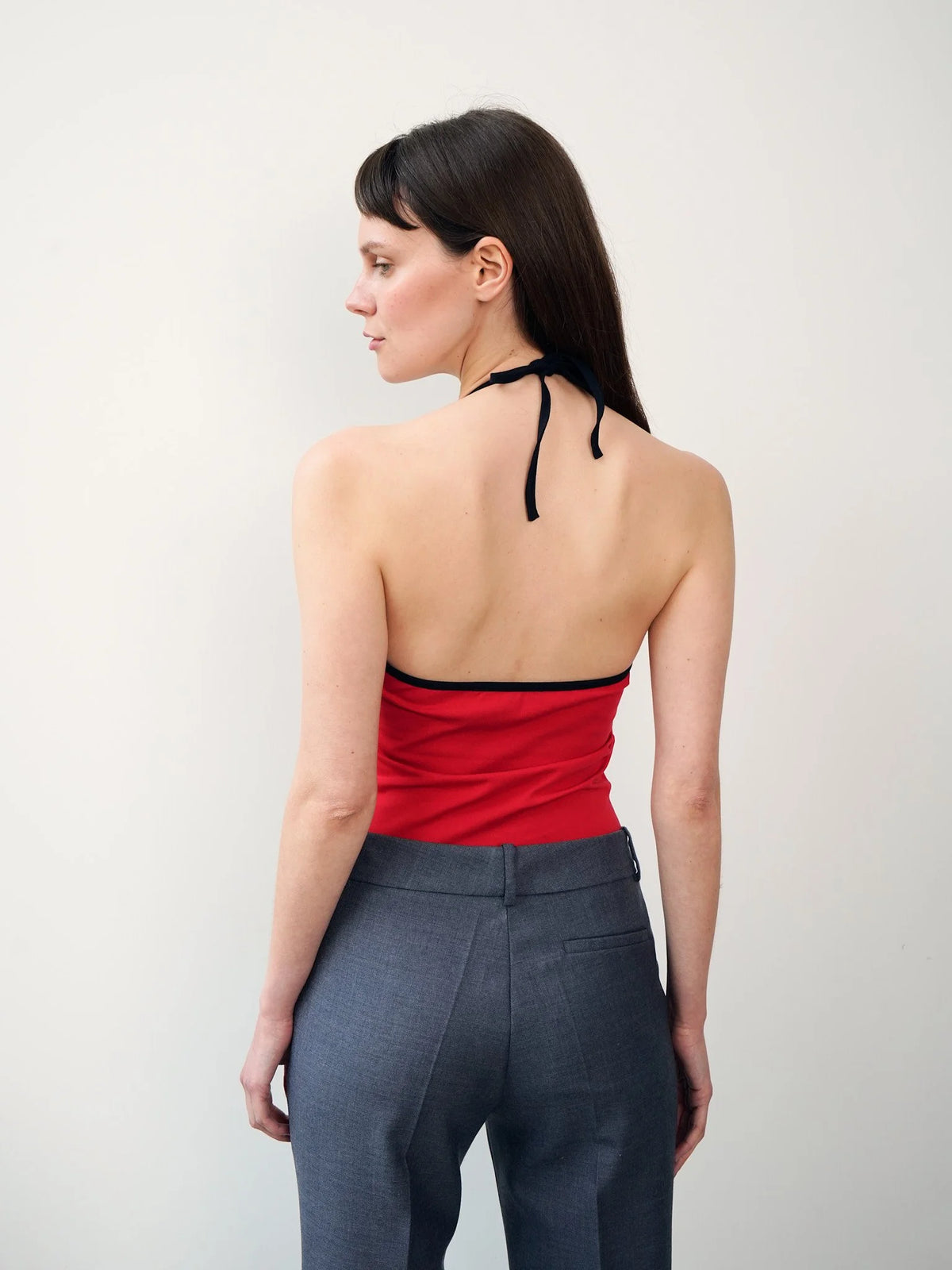 Le Top Dos Nu rouge et marine, vue 2