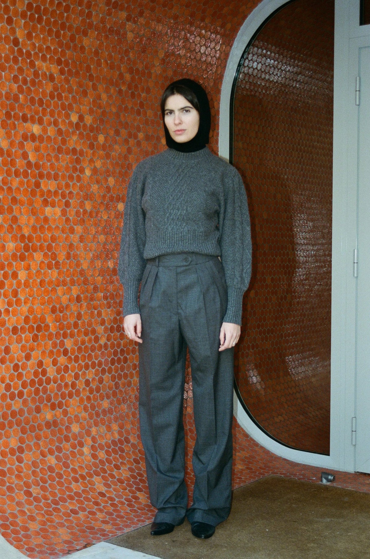 Le Pantalon Yves gris chiné, vue 3