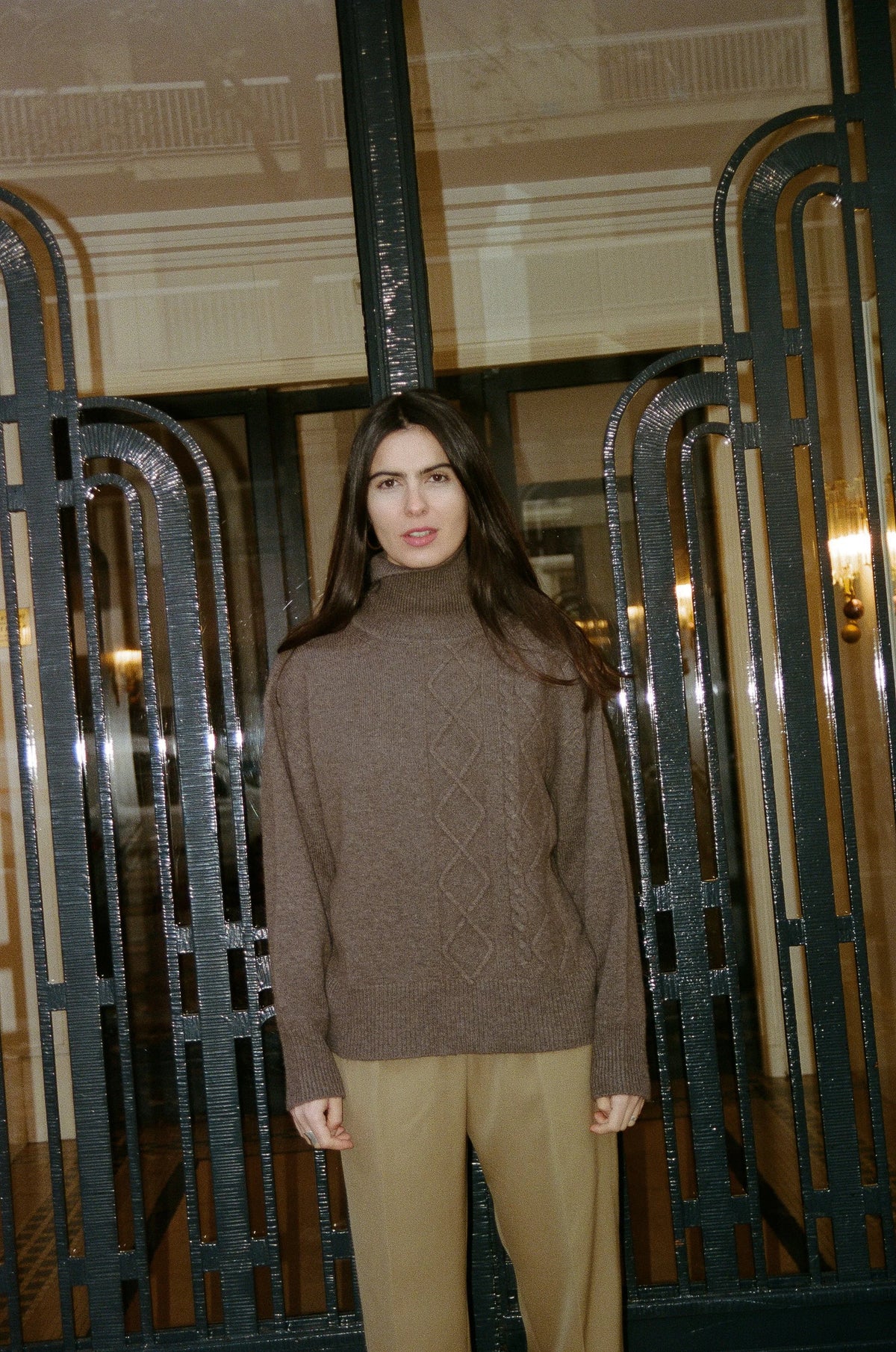 Le Pull Chloé brun chiné, vue 7