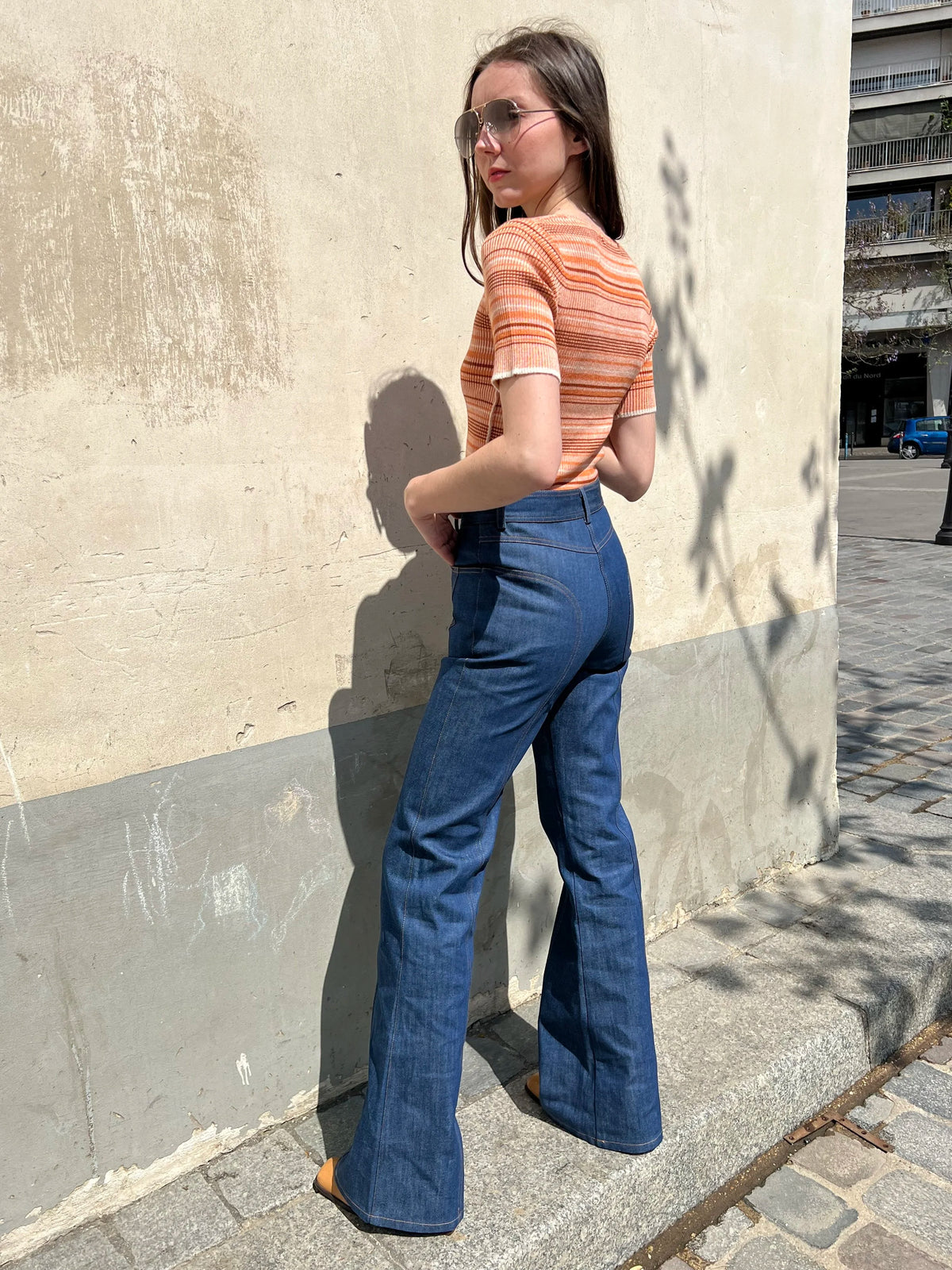 The Joey Jeans in Denim Blue, view 4