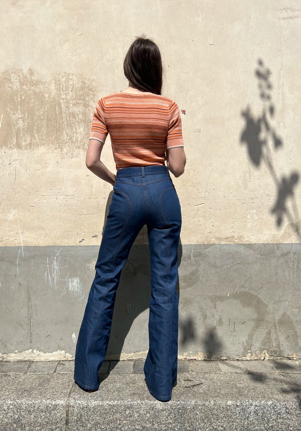 The Joey Jeans in Denim Blue, view 5