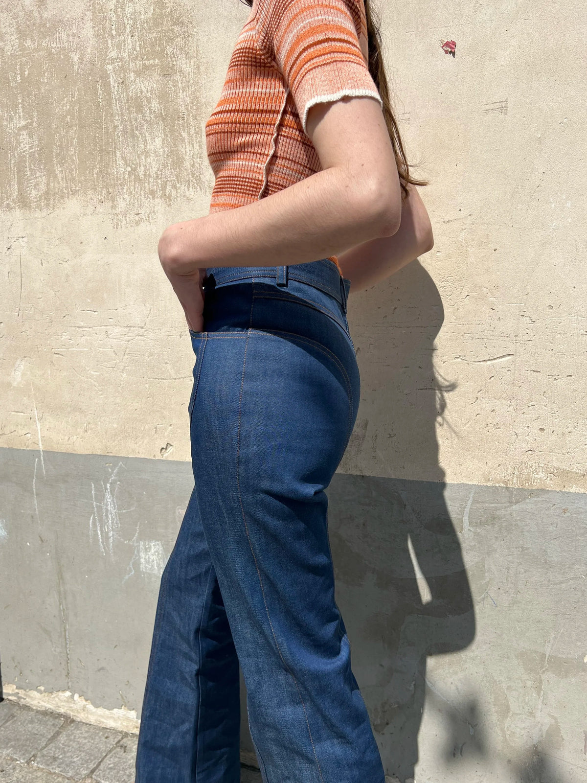 The Joey Jeans in Denim Blue, view 6