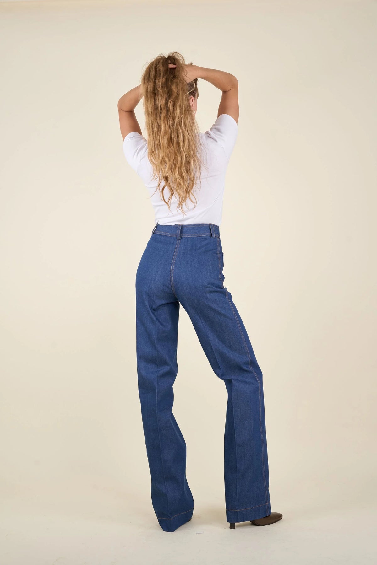 Le Jean Jeanne denim bleu, vue 4