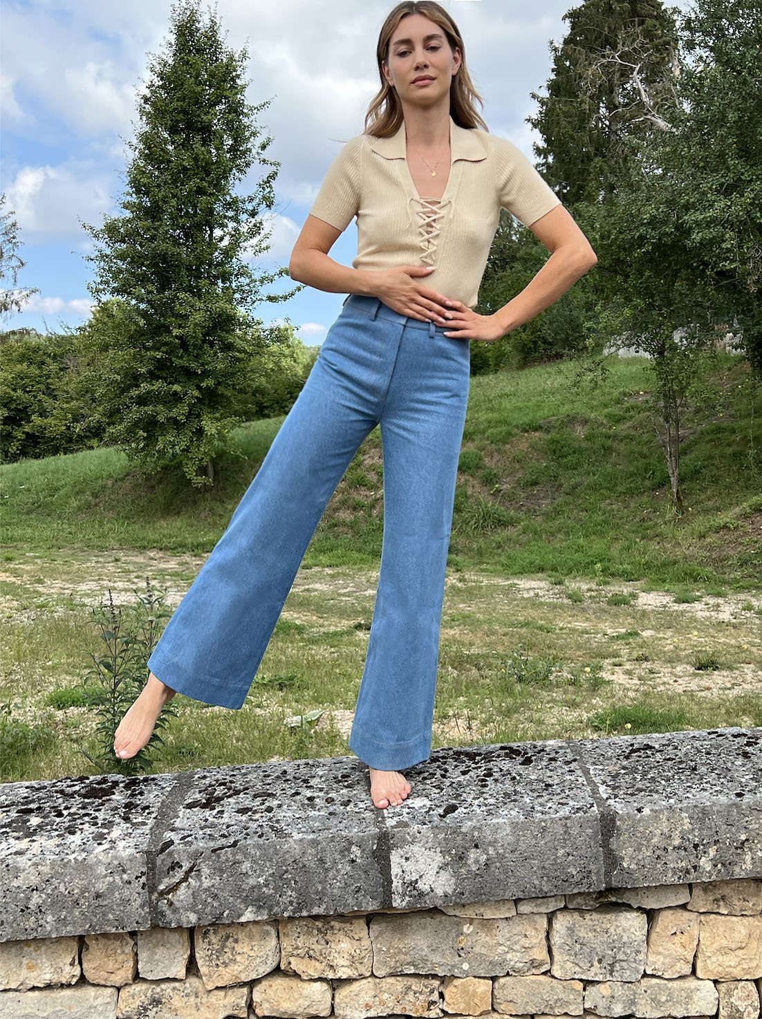 Le Jean June denim clair, vue 3
