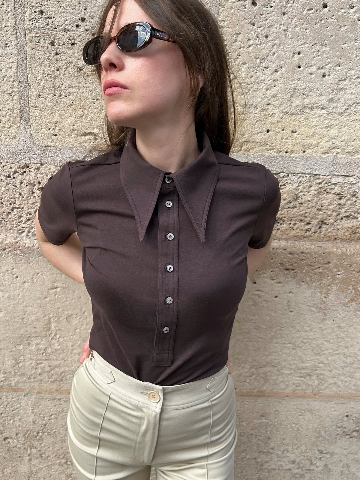 Le Polo Romy brun, vue 3