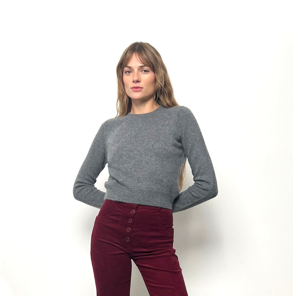 Pull BB gris chiné, vue 5