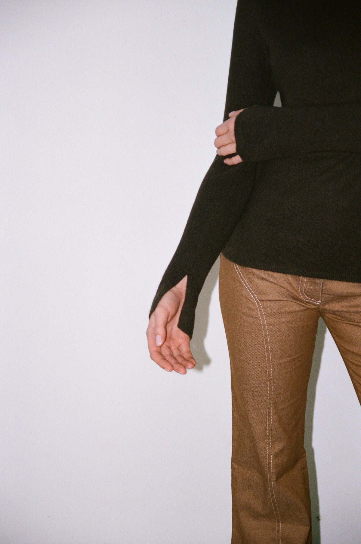 Le Pull Finley brownie, vue 2