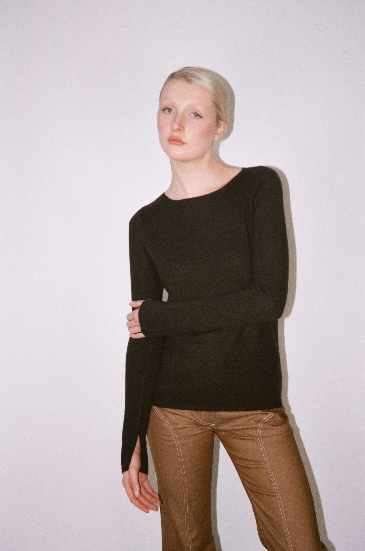 Le Pull Finley brownie, vue 3
