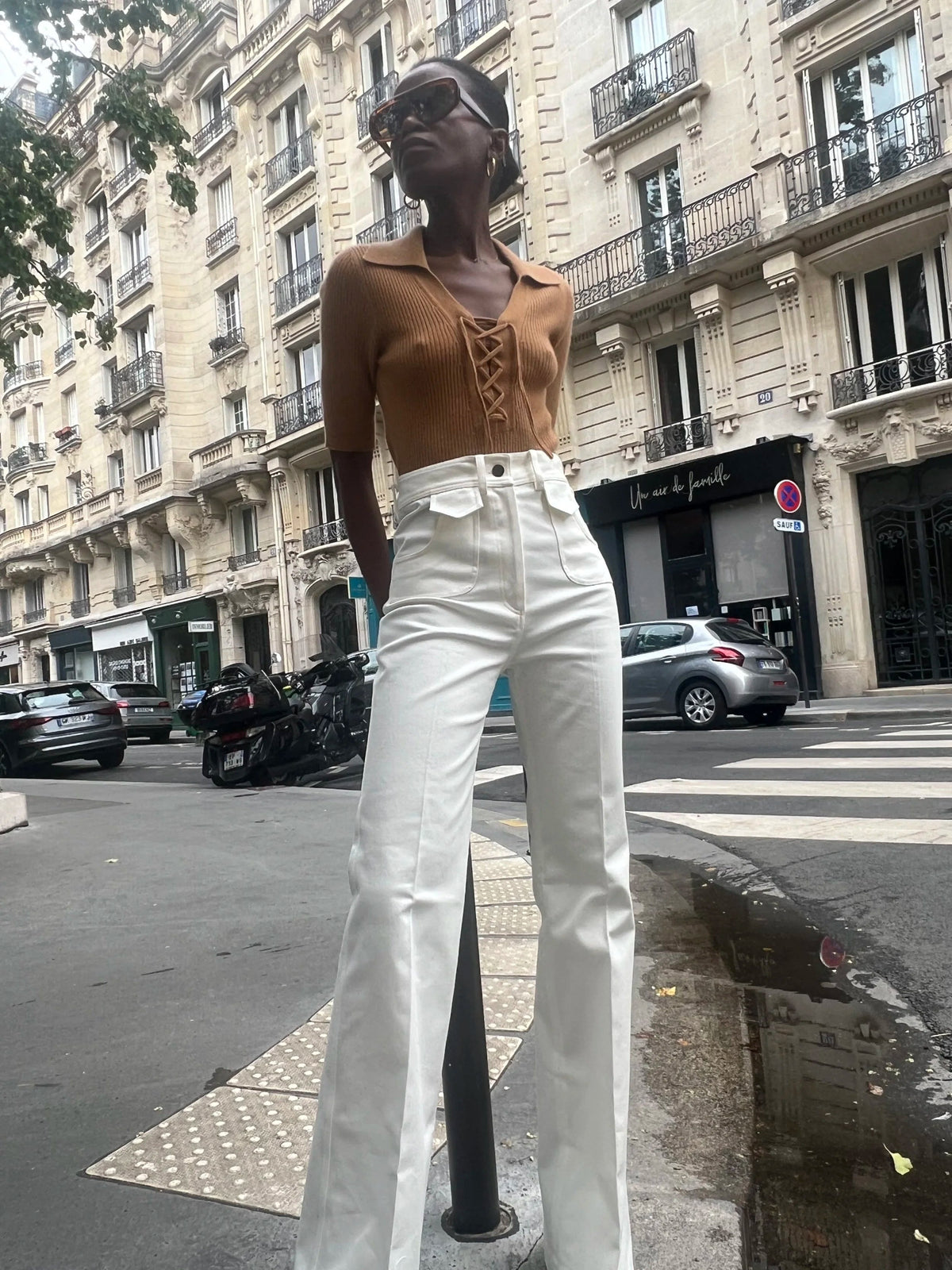 Le Pull Serge biscuit, vue 3