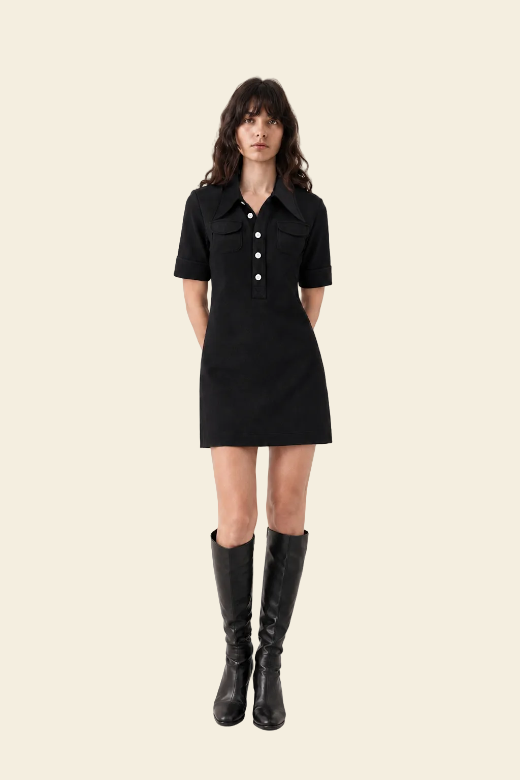 La Robe Polo noire, vue 1