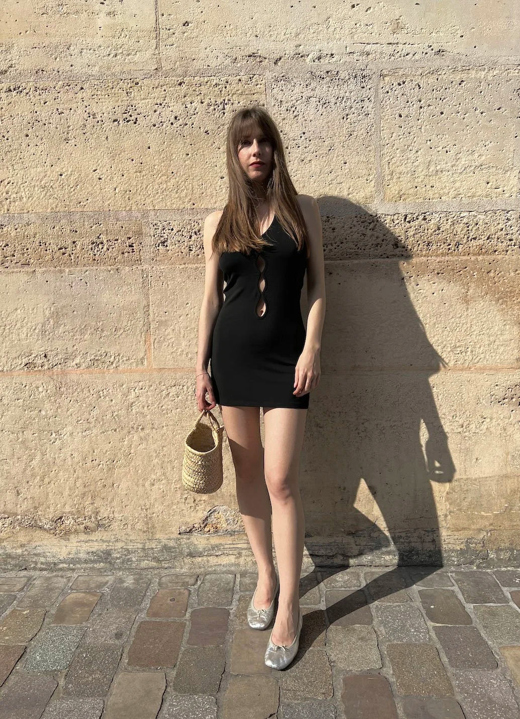 La Robe Biba courte noire, vue 2