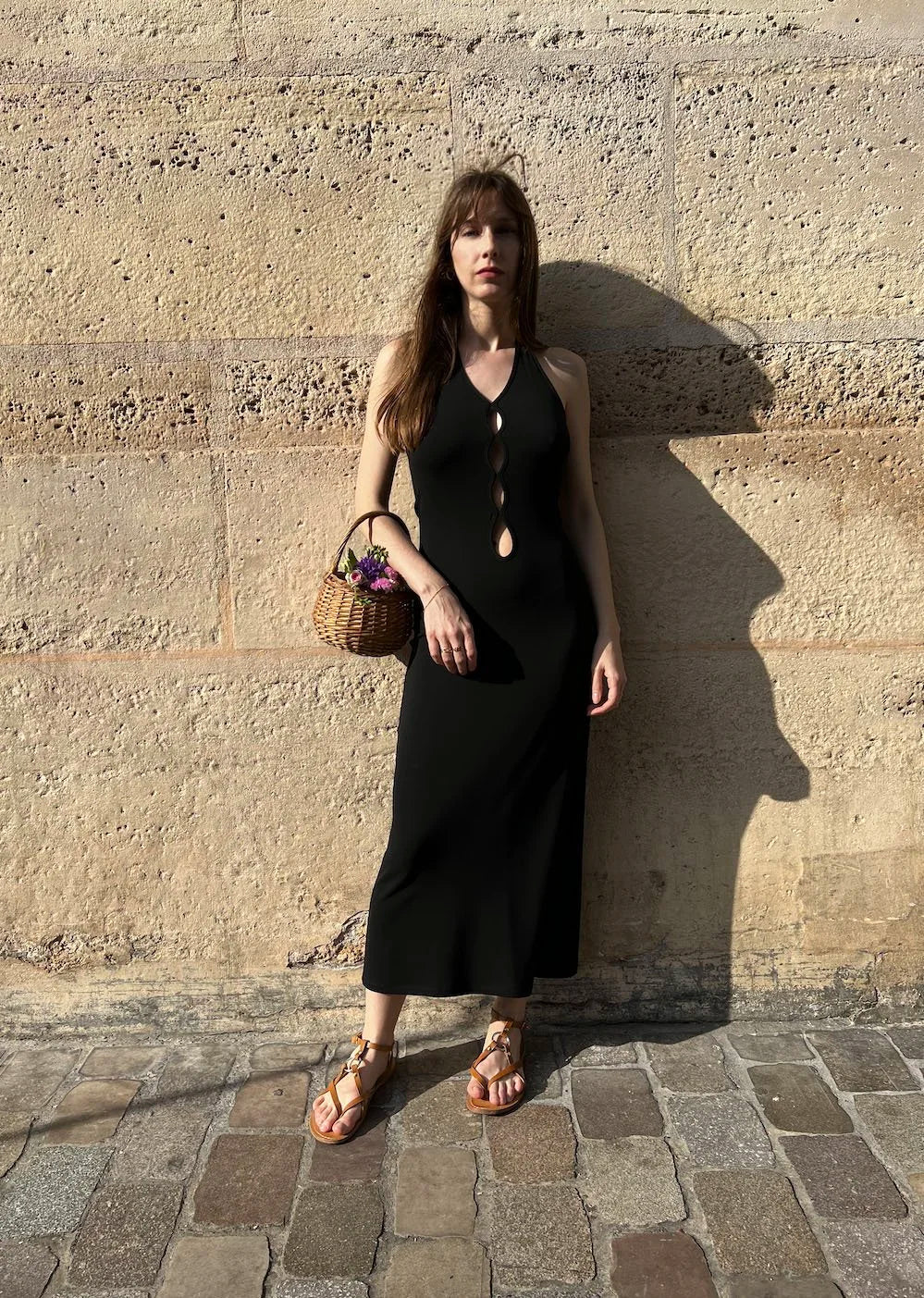 La Robe Biba longue noire, vue 1