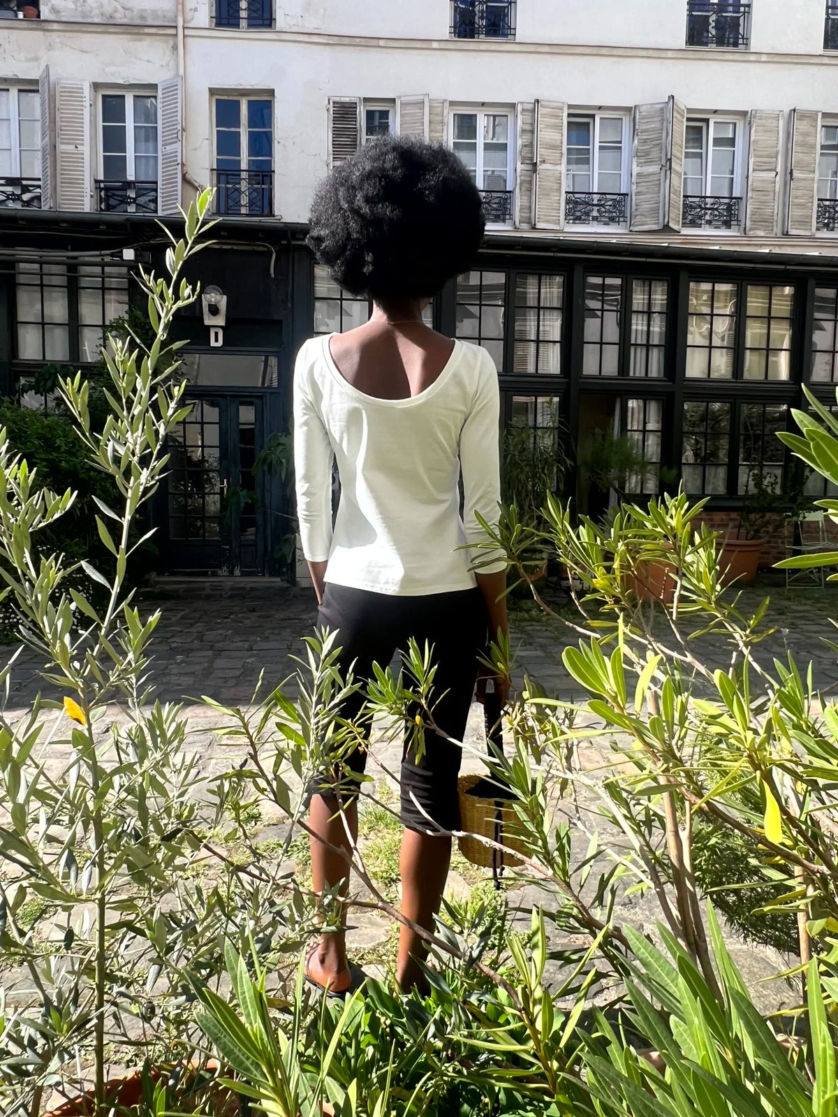 Le Tee-shirt Encolure Bateau blanc, vue 2