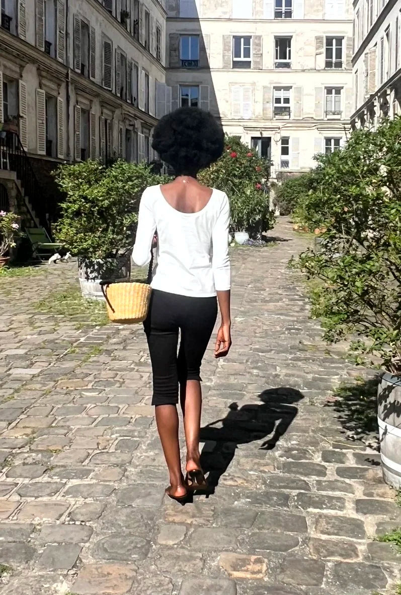 Le Tee-shirt Encolure Bateau blanc, vue 4