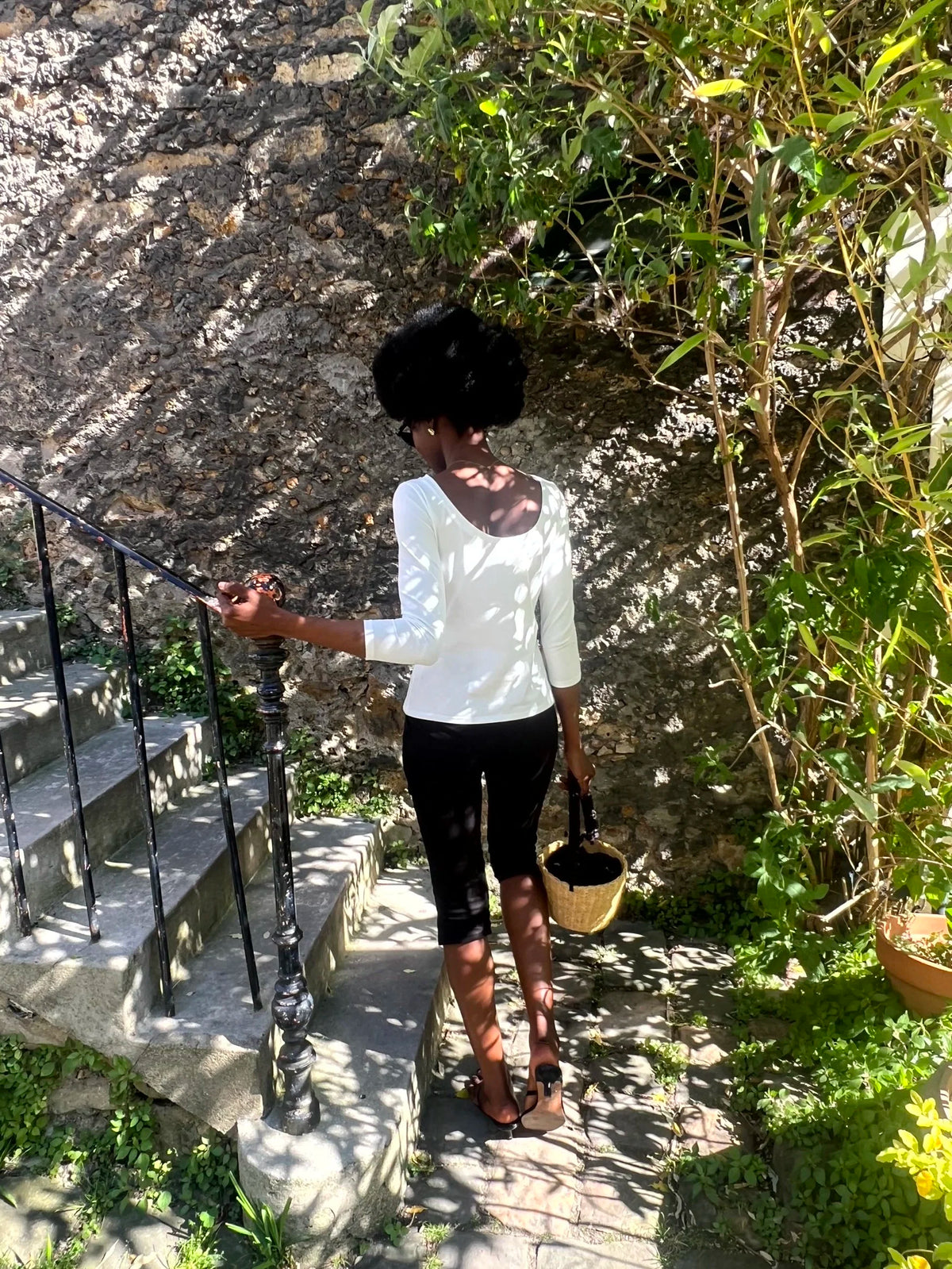 Le Tee-shirt Encolure Bateau blanc, vue 7