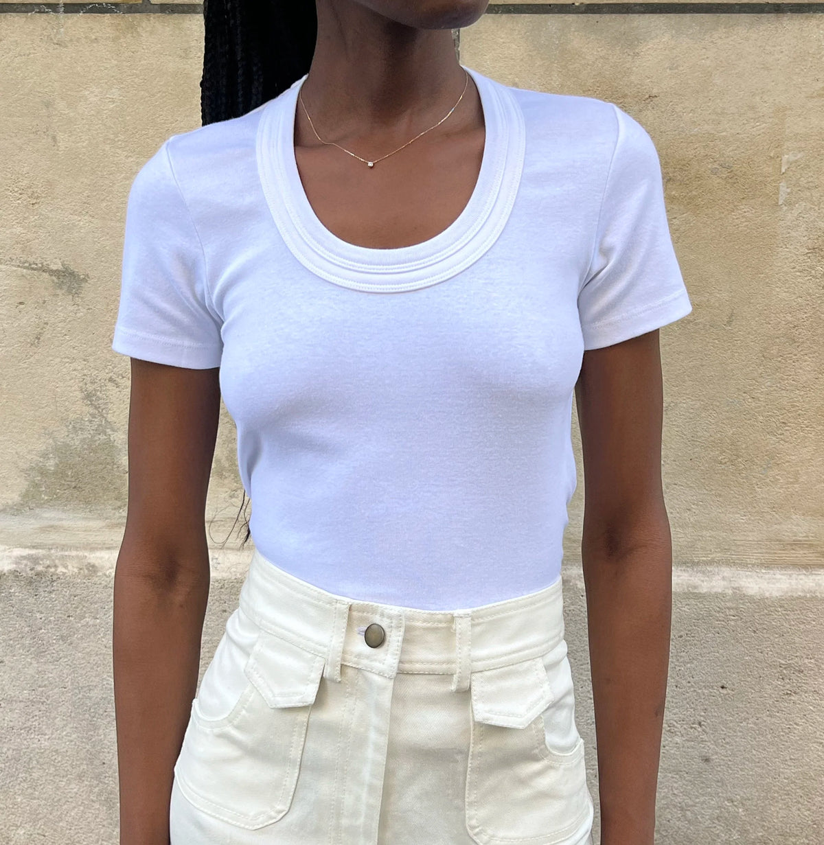Le Tee-shirt le 70's blanc, vue 1