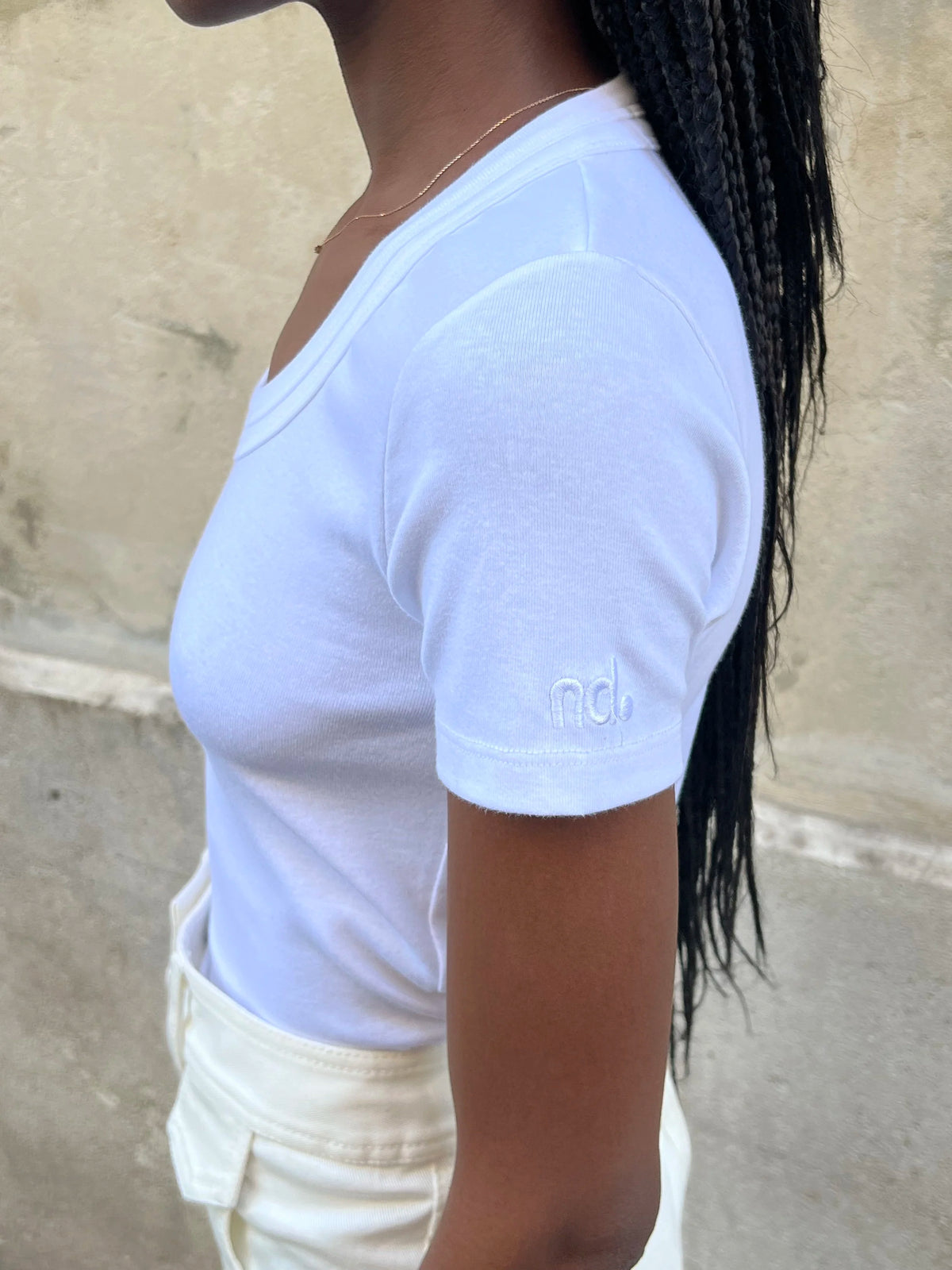 Le Tee-shirt le 70's blanc, vue 2