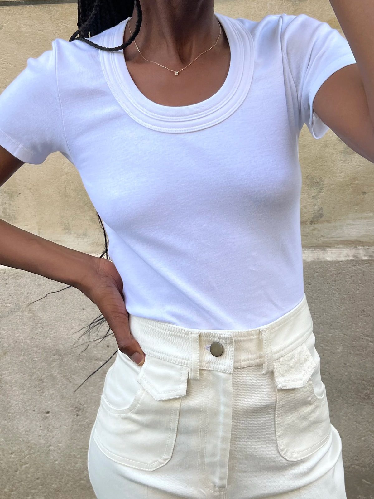 Le Tee-shirt le 70's blanc, vue 4