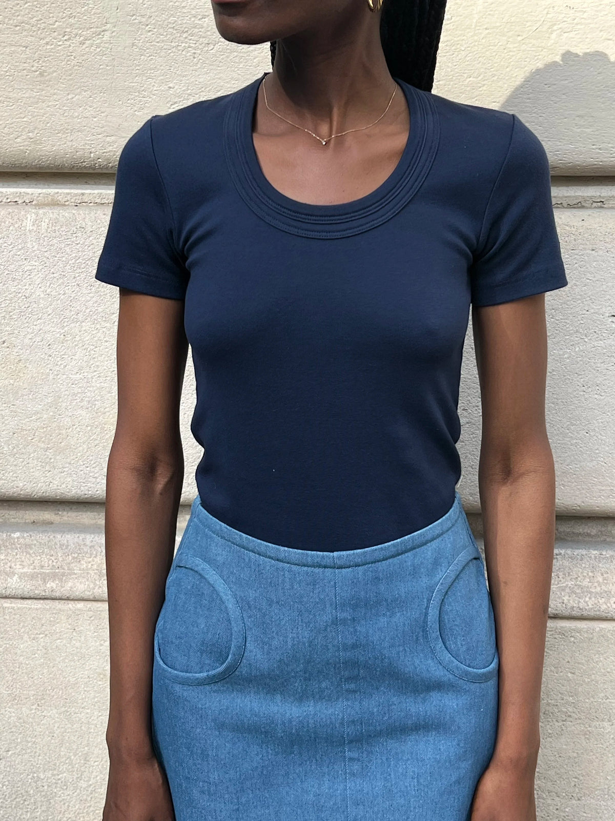 Le Tee-shirt le 70's marine, vue 4