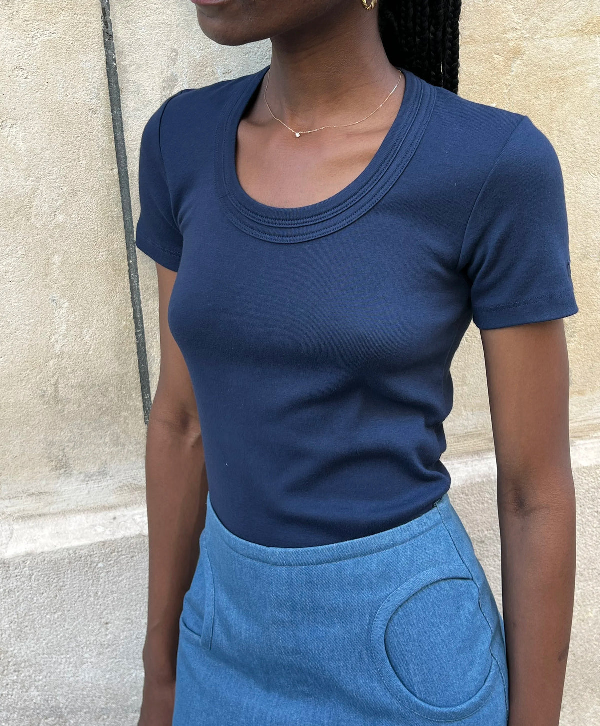 Le Tee-shirt le 70's marine, vue 7
