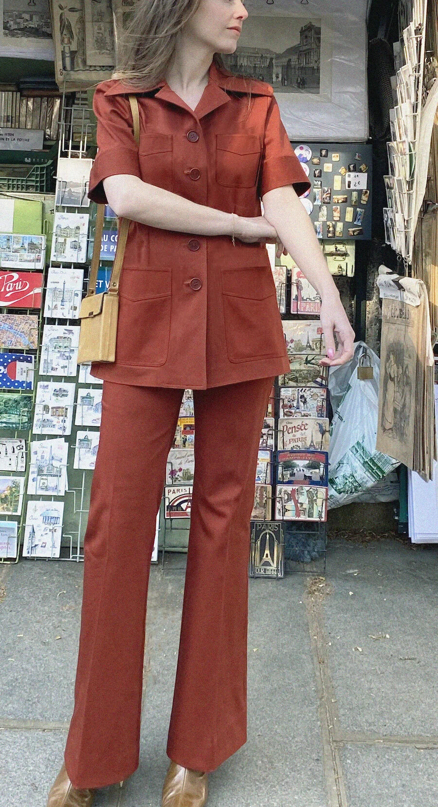 The Amy Safari Jacket in Terracotta, view 1