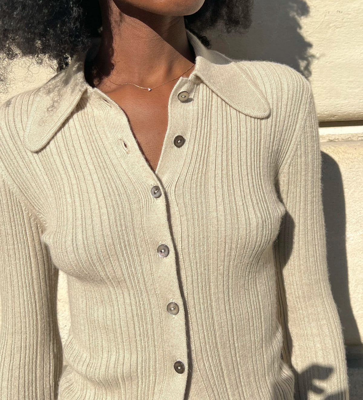Le Cardigan Melody white stone, vue 4
