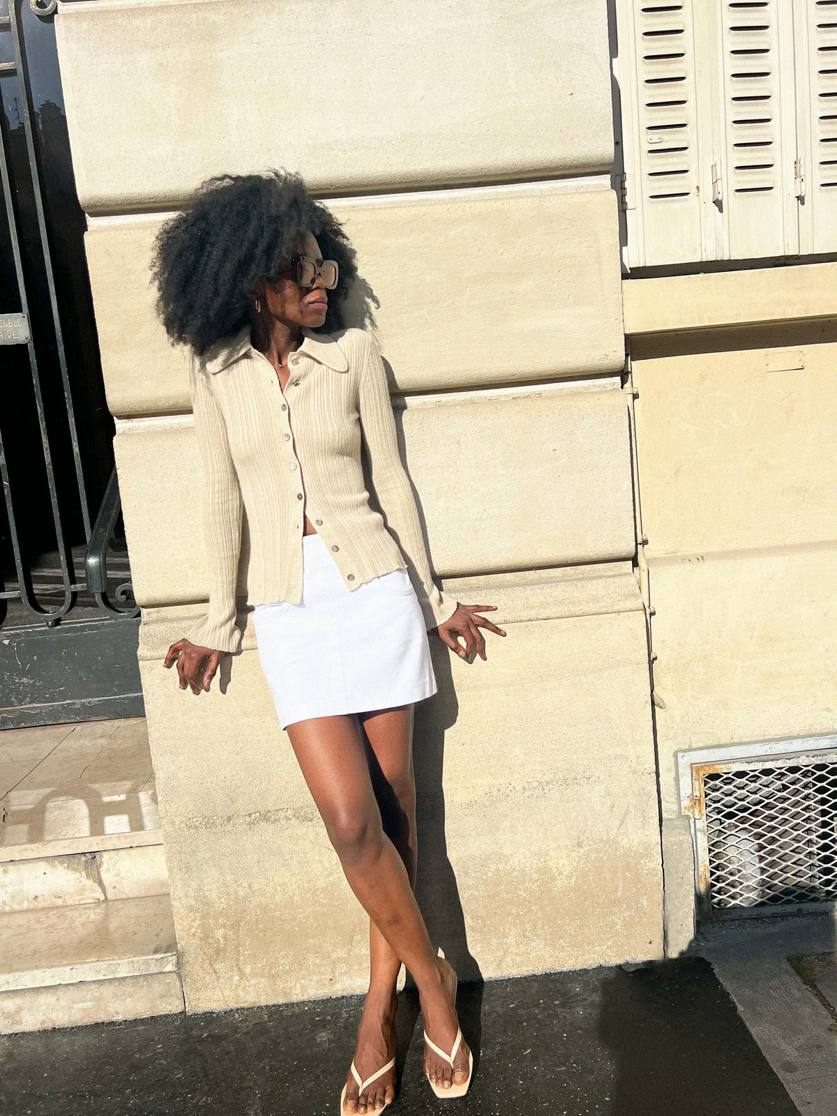 Le Cardigan Melody white stone, vue 5