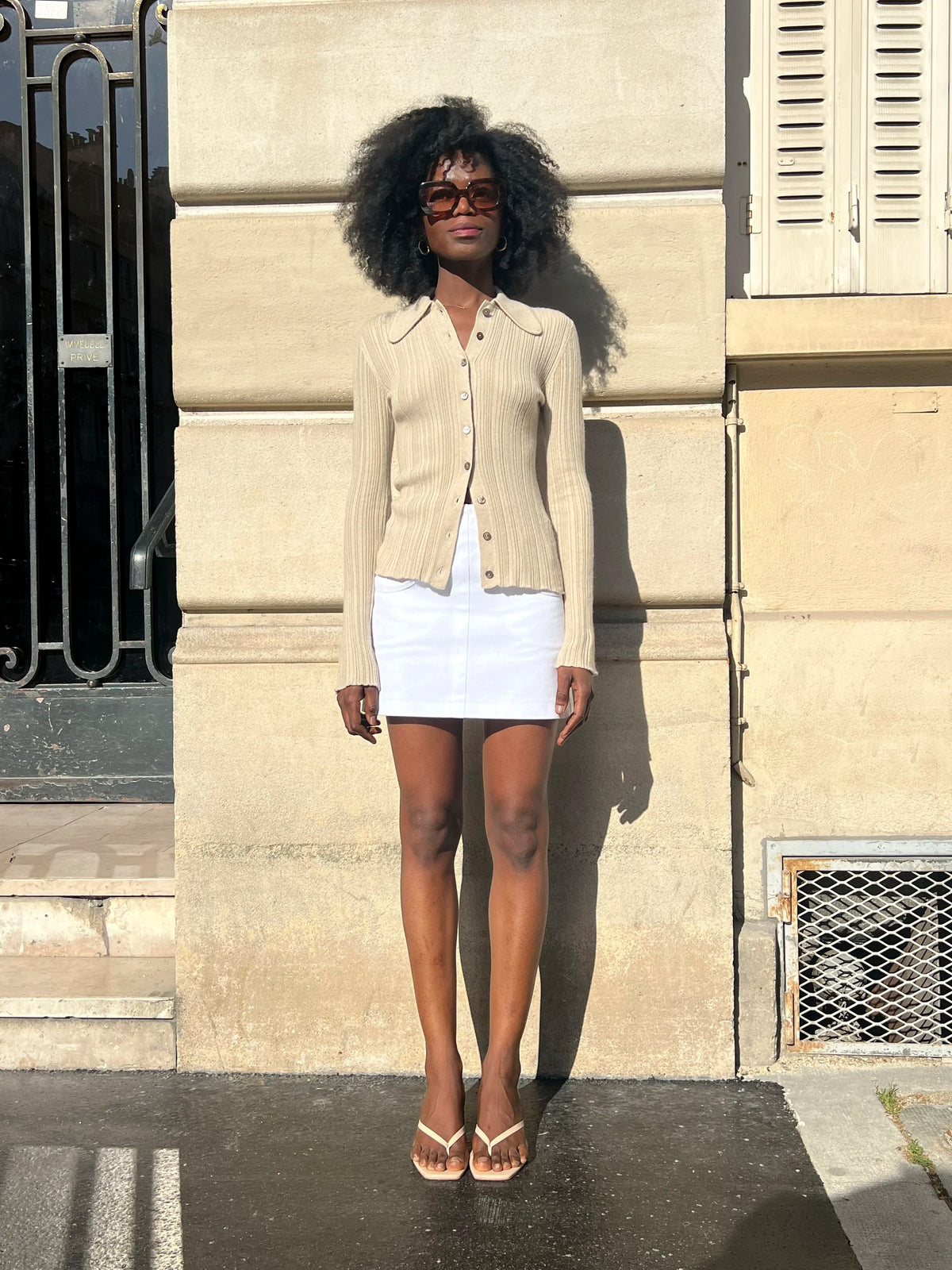 Le Cardigan Melody white stone, vue 6
